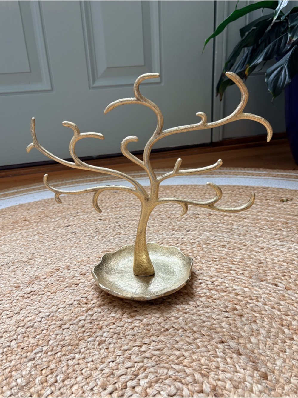 Gold Jewelry Tree Stand